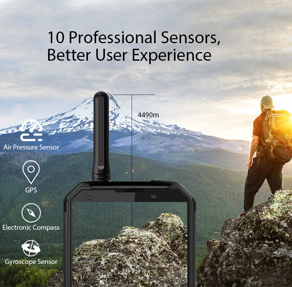 Blackview BV9500 Pro Водонепроницаемый Walkie Talkie смартфон 10000 мАч 5," 18:9 Восьмиядерный MTK6763T 6 ГБ+ 128 Гб NFC Беспроводная зарядка