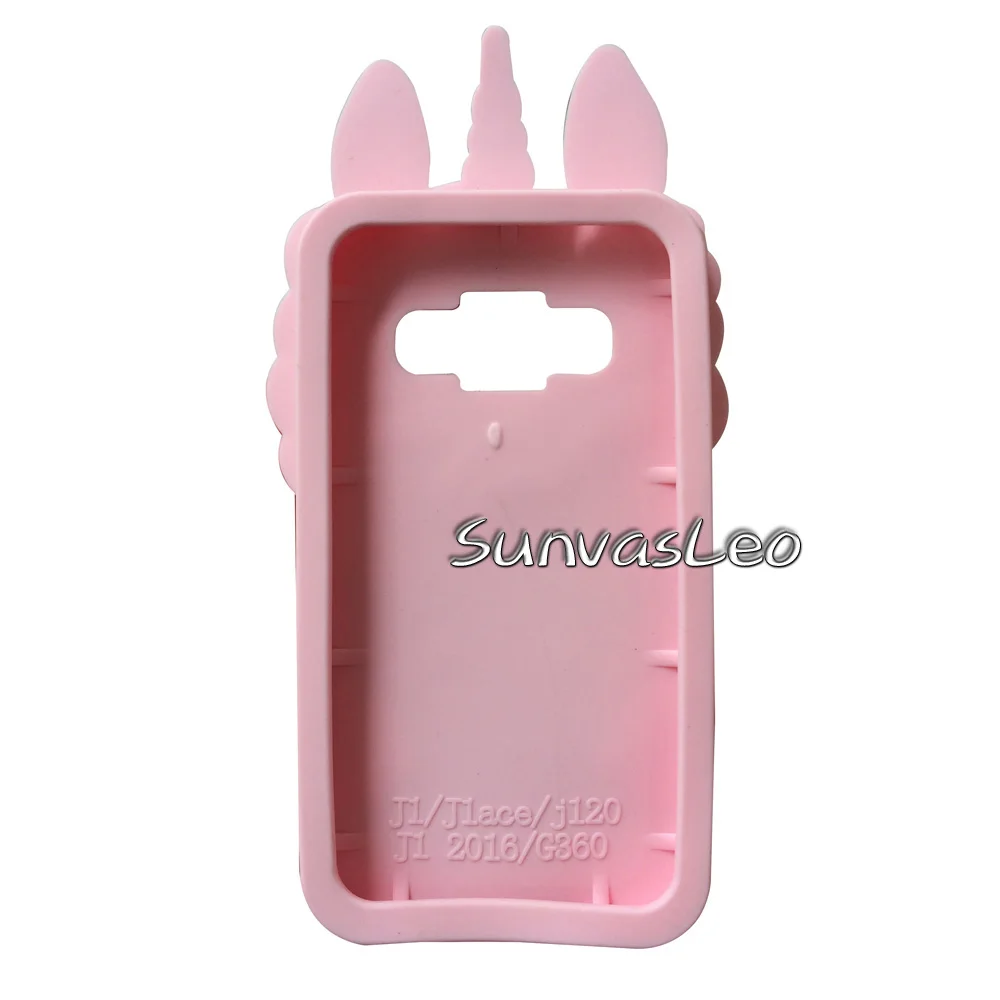 

For Samsung J2 Prime / Grand Prime G530 / J1 / J120 J1 2016 / Core Prime G360 3D Cartoon Pretty Unicorn Soft Silicon Cases Shell
