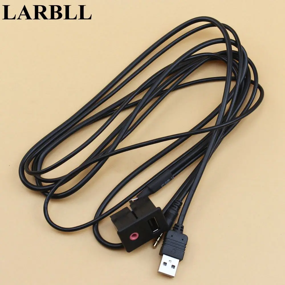 Универсальный удлинитель LARBLL для приборной панели 6 футов USB 3 5 мм на и AUX|adapter aux