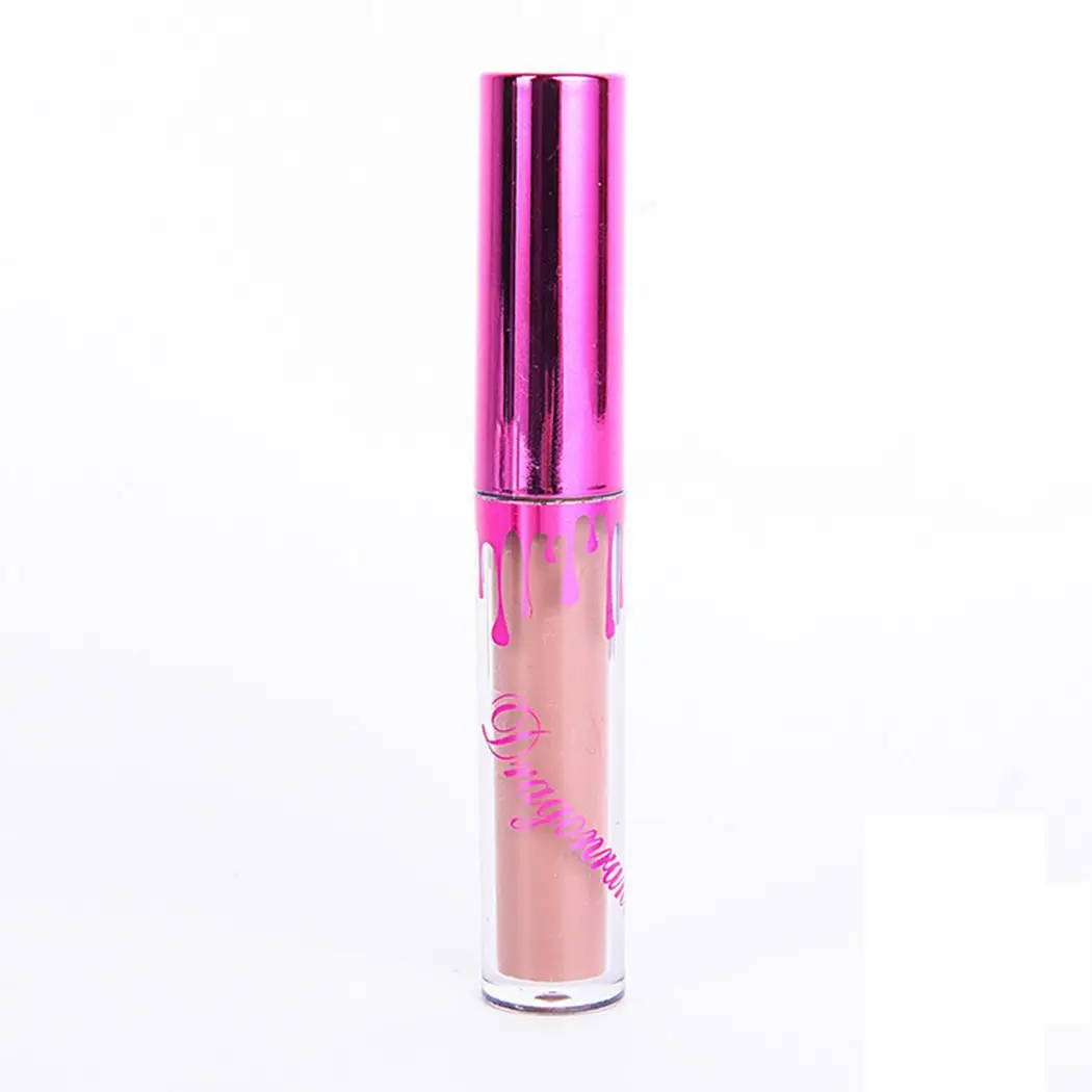 Жидкая помада Водонепроницаемая матовая/блеск для губ Косметика макияжа