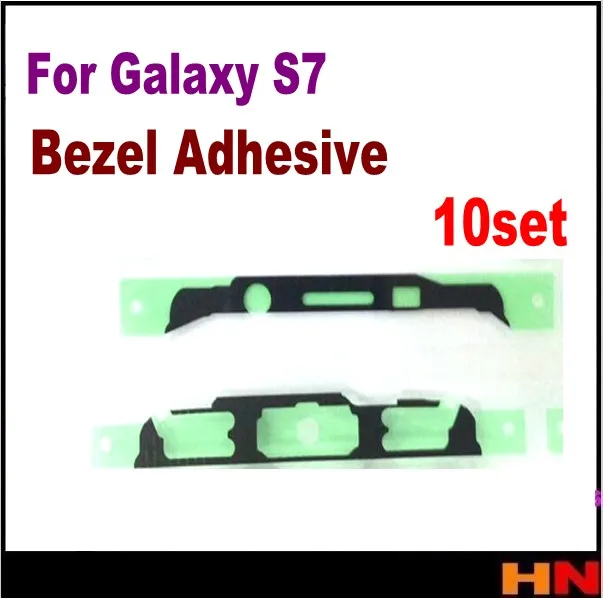10 комплектов для OEM Передняя рамка Клейкая наклейка Samsung Galaxy s7 g930|s7 g930|stickers forsamsung