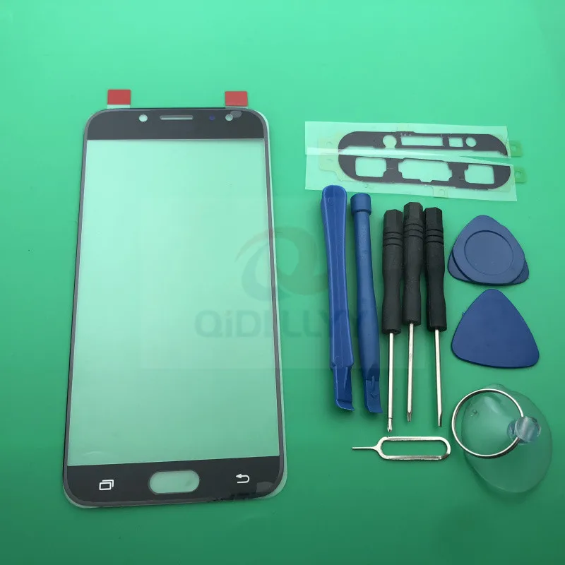 AAA + качество Замена внешнего стекла для Samsung Galaxy 2017 J7 J730 J730F ЖК дисплей сенсорный