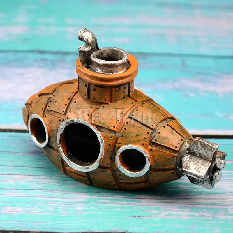 Искусственная подводная лодка Mr.Tank декоративное украшение для аквариума
