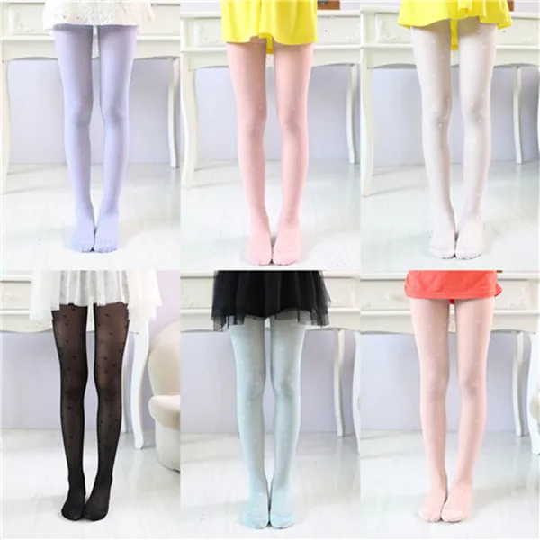 children mosquito pantyhose stars jacquard girls lovely candy color bottoming mesh summer stockings | Мать и ребенок