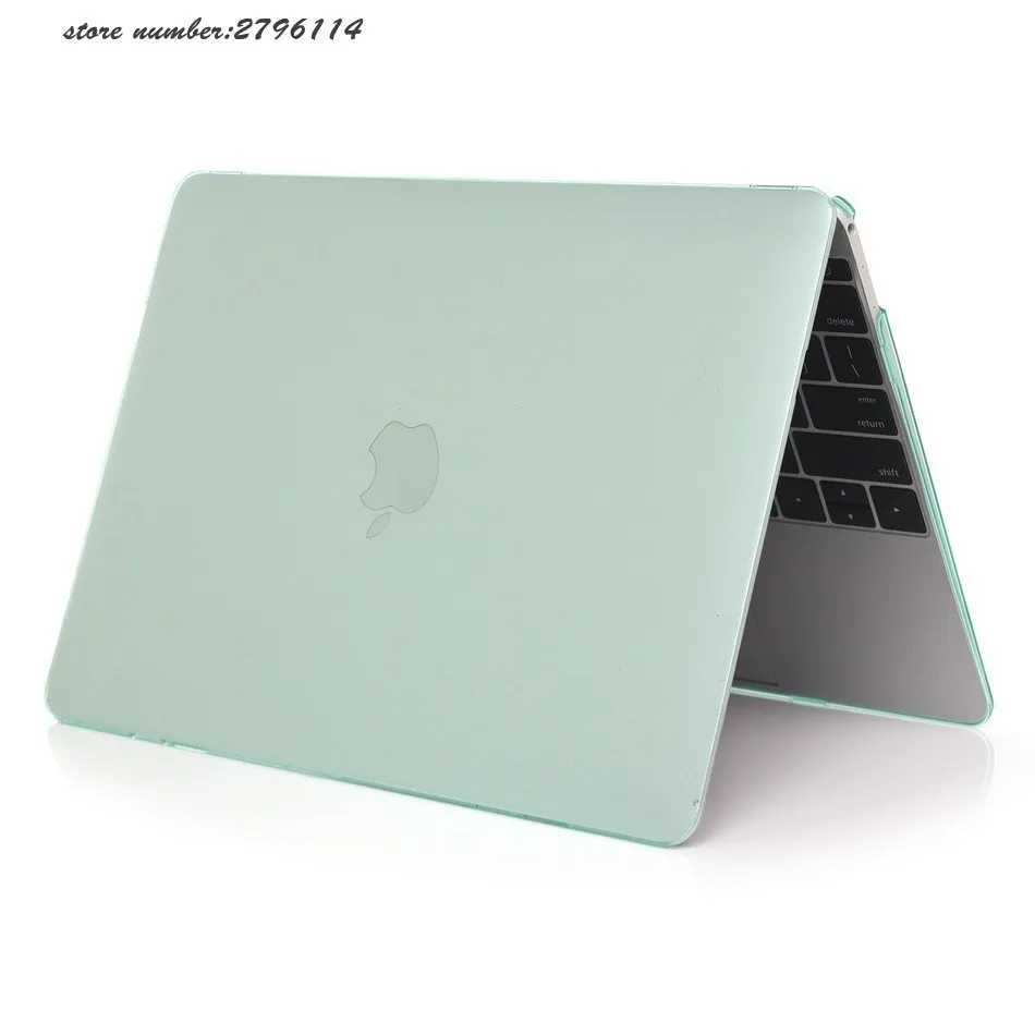 Прозрачный чехол для Macbook Air Pro retina 11 12 13 15 с силиконовой клавиатурой, чехол для ноутбука, чехол для Mac Book 11 12 13