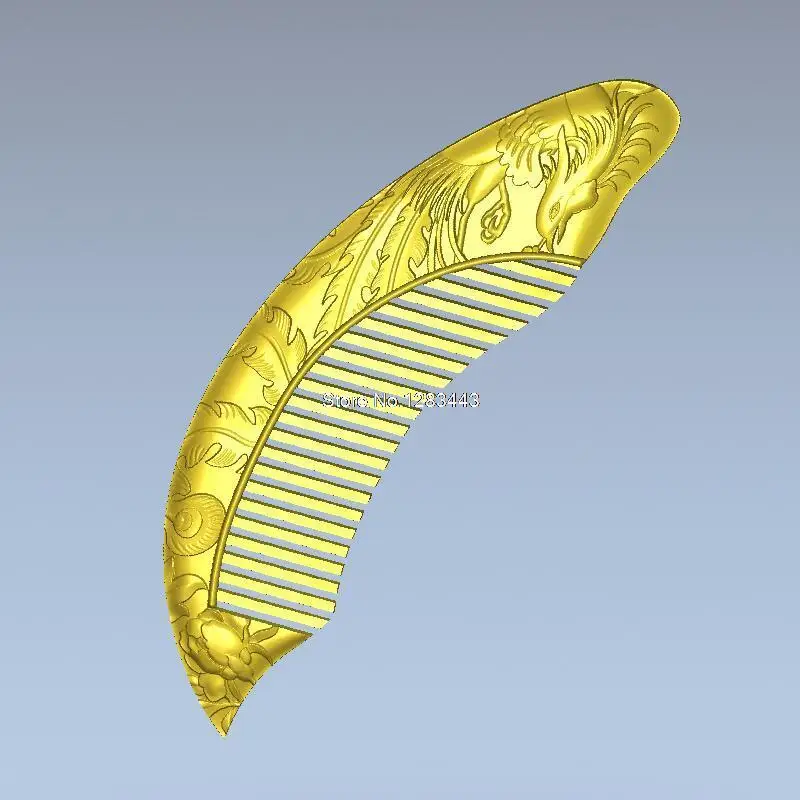 

Расческа с 3d-рельефом phoenix_1 для ЧПУ в формате STL