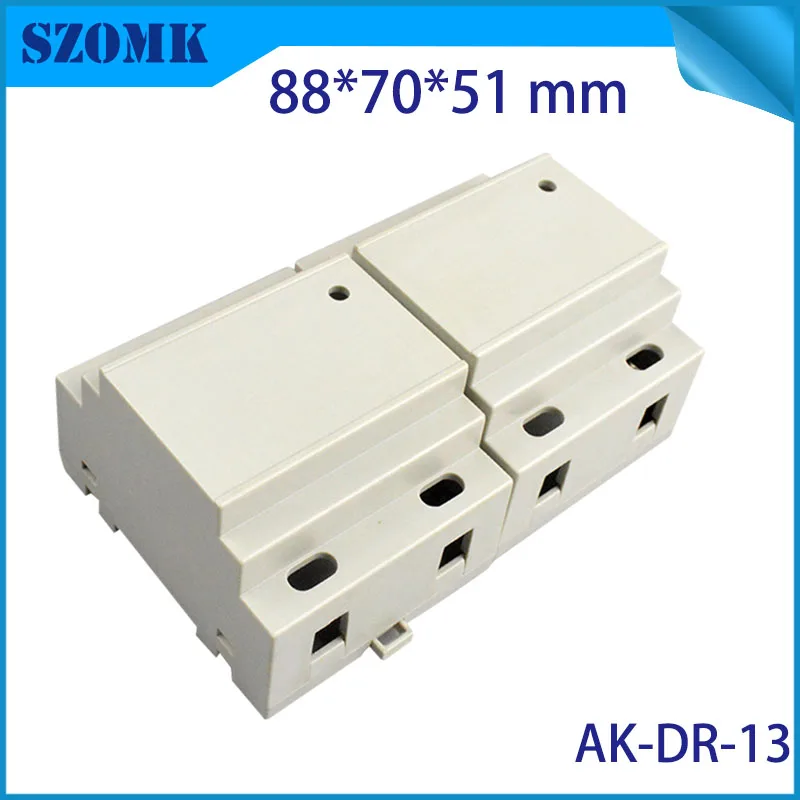 Пластиковый корпус проекционный распределительная коробка на din-рейку (1 шт.) 88*70*51