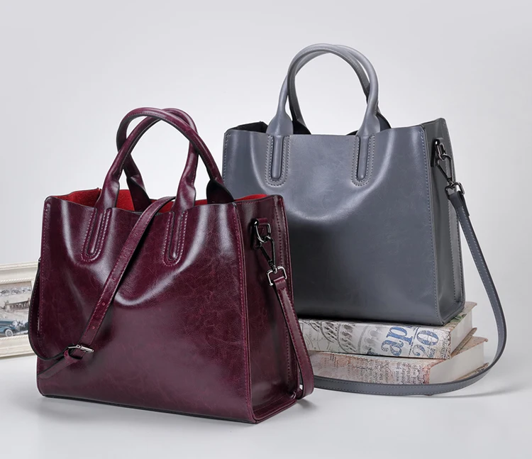 100% Genuine Leather Bags Women's Bucket Famous Brand Designer Handbags High Quality Tote Shoulder Messenger Dollar Price | Багаж и