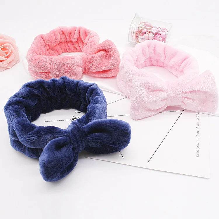 

New Fashion Women Cute Big Ears Comfortable Wash Face Bathe Hair Holder Elastic Headband women Hairbands Hair Accessories