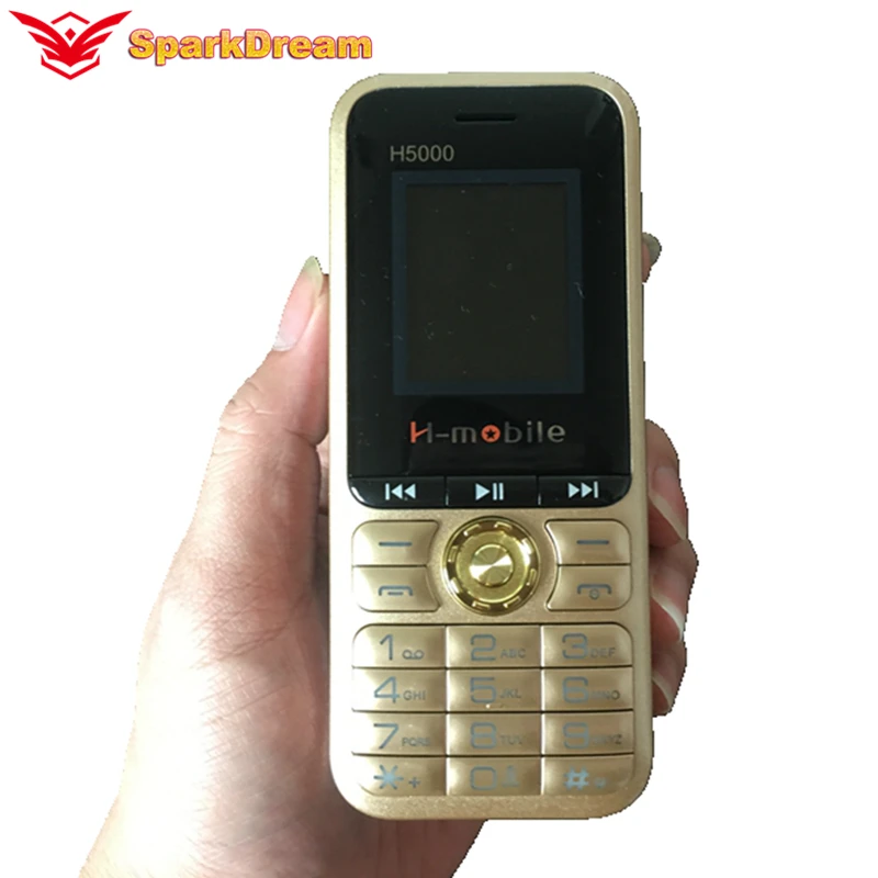 H5000 кнопочный мобильный телефон с блоком питания 4 sim карты Bluetooth фонарик MP3 радио