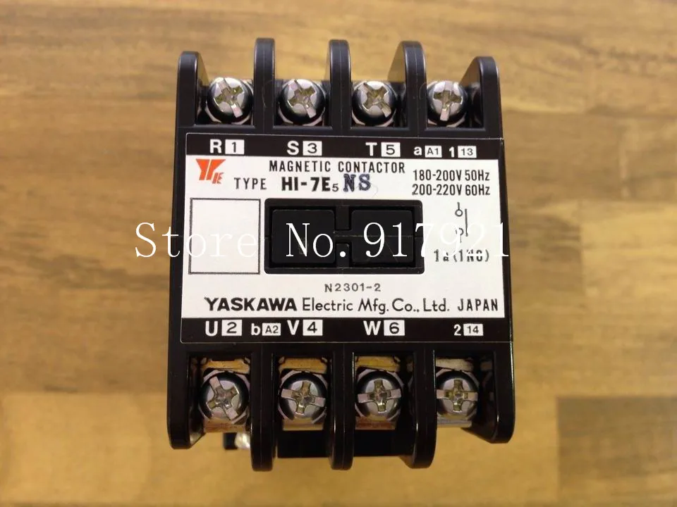 

[ZOB] Japan's YASKAWA H1-7E5NS 220V 4A 20A Yaskawa AC contactor genuine original --5pcs/lot