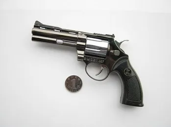 Hot ! Metal GUN Torch Lighter GAS Gun Shape With Leather Case Cigarette Lighter&amp | Дом и сад