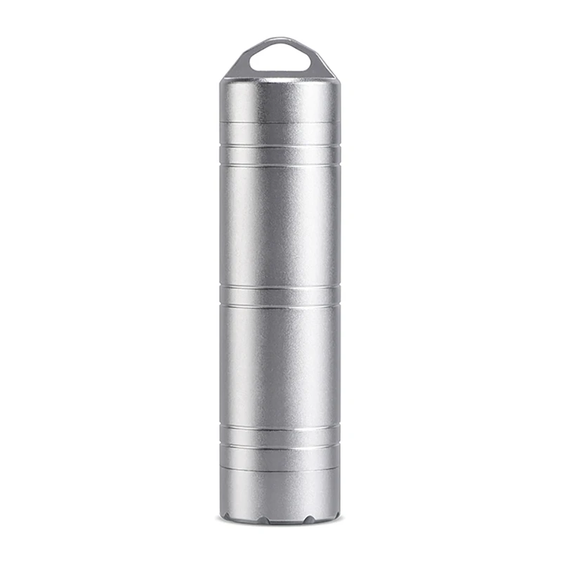 

Outdoor Multifunctional Camping EDC Tools Waterproof Storage Container Portable Aluminium Holder Key Chain Hanging Box