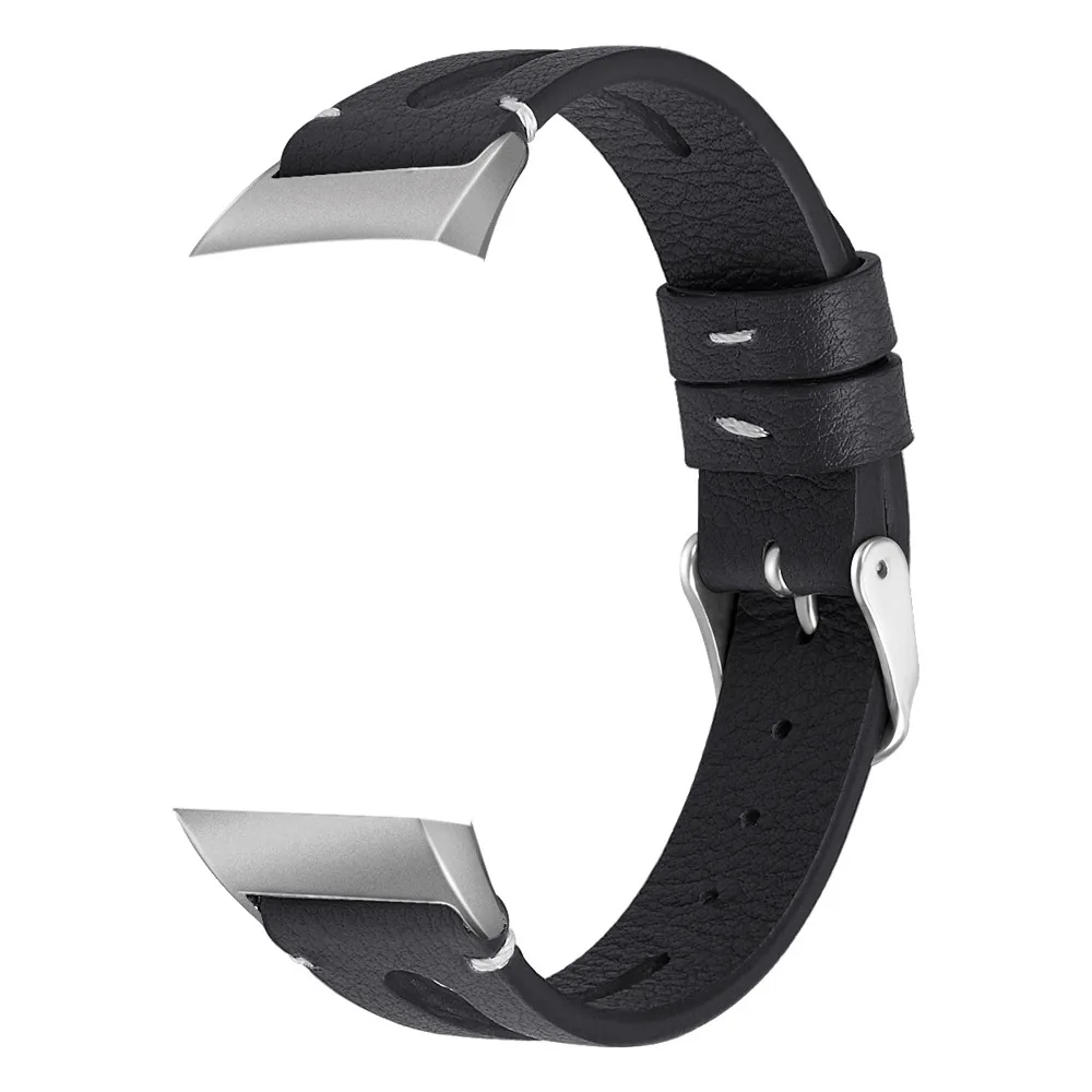 A Кожаные ремешки для Fitbit Charge 3, ремешок для часов, роскошные кожаные ремешки, Сменные аксессуары, ремешки на запястье, новая мода l1023#2 - Цвет: A
