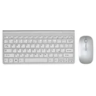 Испанская эргономичная ультра тонкая беспроводная клавиатура 2,4G, комбо для мыши, беспроводная клавиатура с низким уровнем шума для Apple Mac Win XP710 IOS