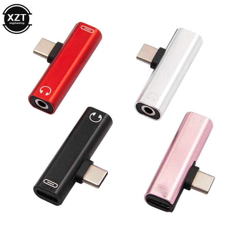 2 в 1 type C до 3,5 мм разъем для наушников зарядный конвертер usb type-C аудио адаптер для Xiaomi 6 huawei p20pro Mate20 USB c адаптер