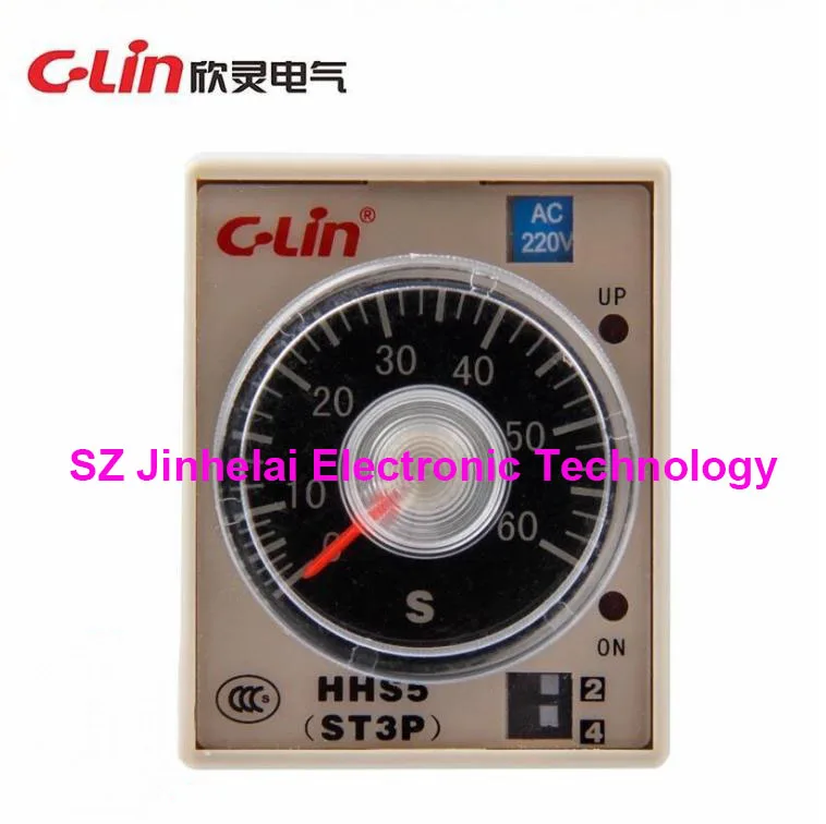 100% Новинка и оригинальная Φ (Φ) Реле времени C-Lin AC220V DC24V (прилагается базовая