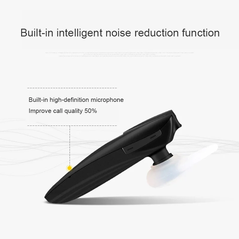 Bluetooth беспроводные наушники мини портативная гарнитура с крючком шумоподавление