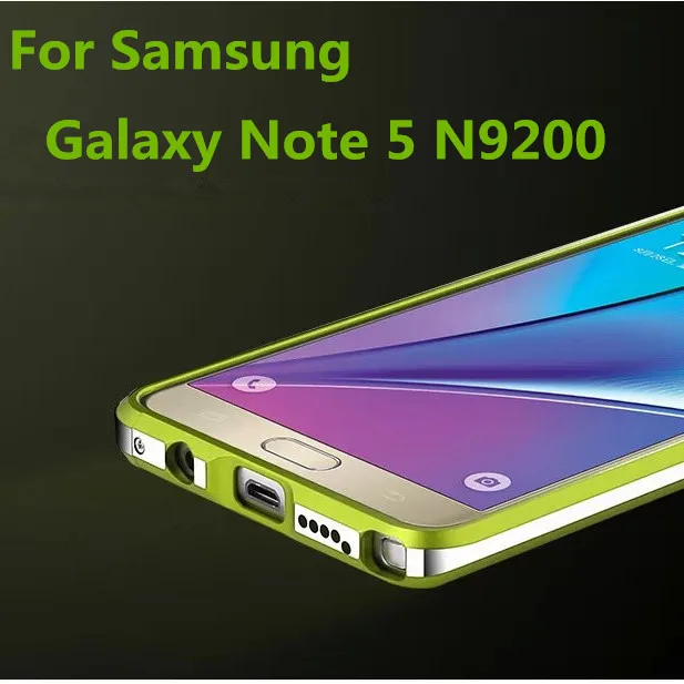 TX чехол для Samsung Note5 роскошный сплав Бампер Galaxy Note 5 N9200 алюминиевый каркас