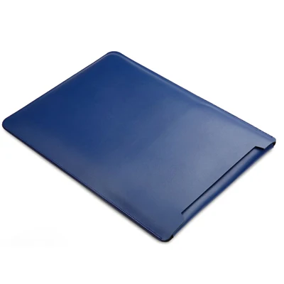 Leather grain blue Чехол для ноутбука из искусственной кожи для Macbook air 11 12 13, чехол retina Pro Touch Bar 13 15,4 для xiaomi 12,5 15,6, чехол для ноутбука - Color: Leather grain blue
