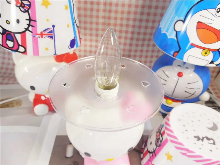 Прибытие usb-флеш-накопитель Hello Kitty плагин лампа мультфильм дизайн теплый свет для спальни прикроватный столик лампа лучший дешевый семейный подарок