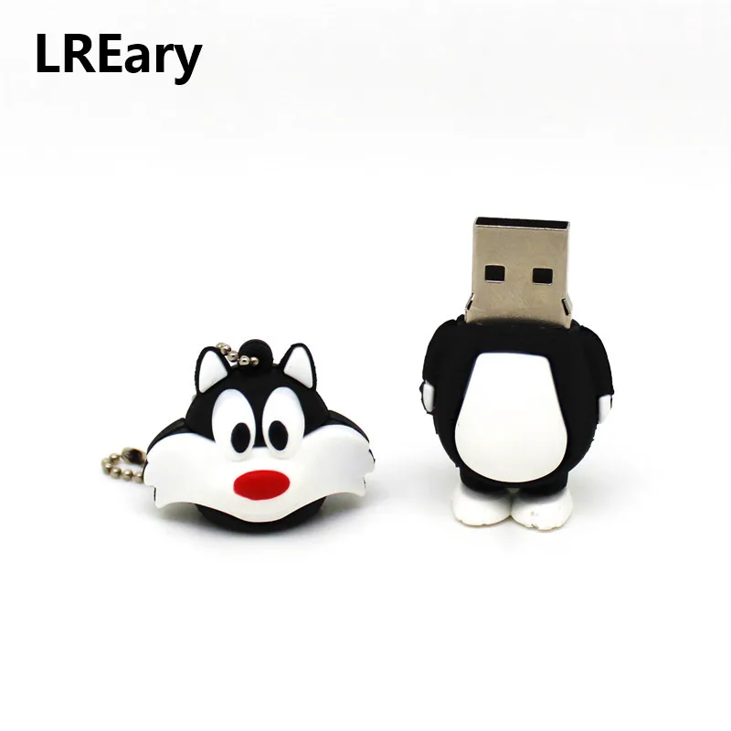 Миниатюрный мультяшный милый USB флэш-накопитель Looney Tunes 16 Гб 4 ГБ 8 карта памяти
