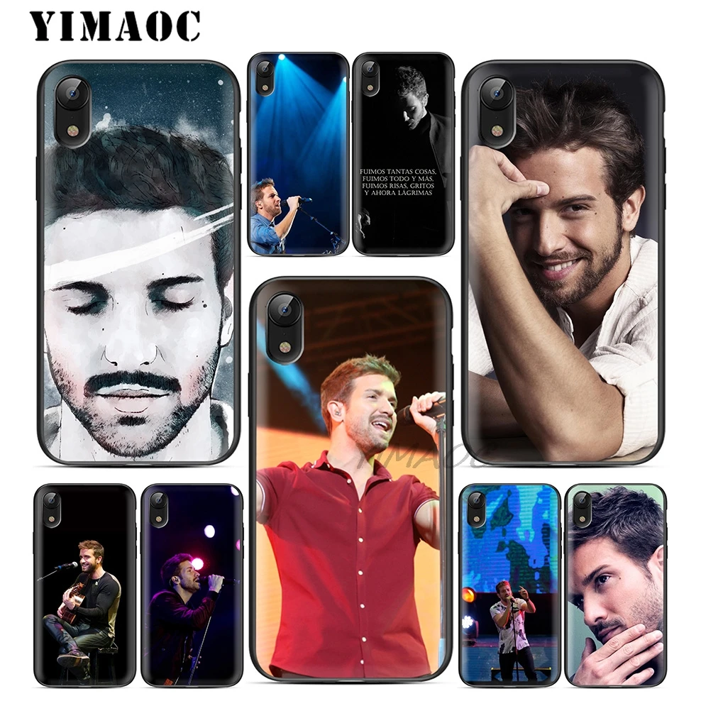 YIMAOC Pablo Alboran Singer Soft TPU Black Silicone Case for iPhone X or 10 8 7 6 6S Plus 5 5S SE Xr Xs Max |