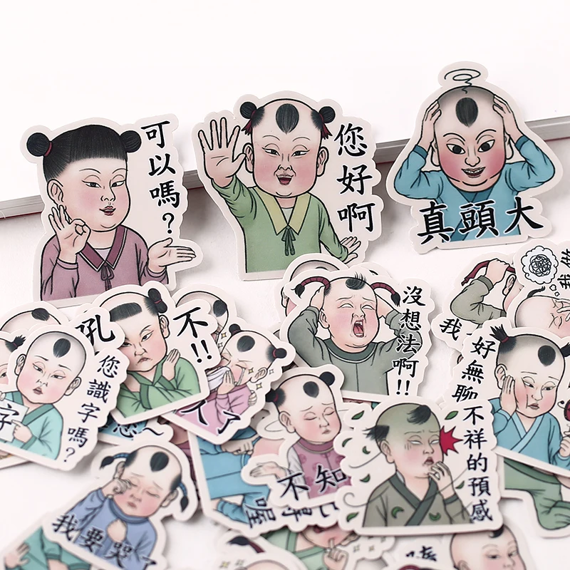 39 шт./упак. стикер для справочника материалы древнего декора наклейки милый