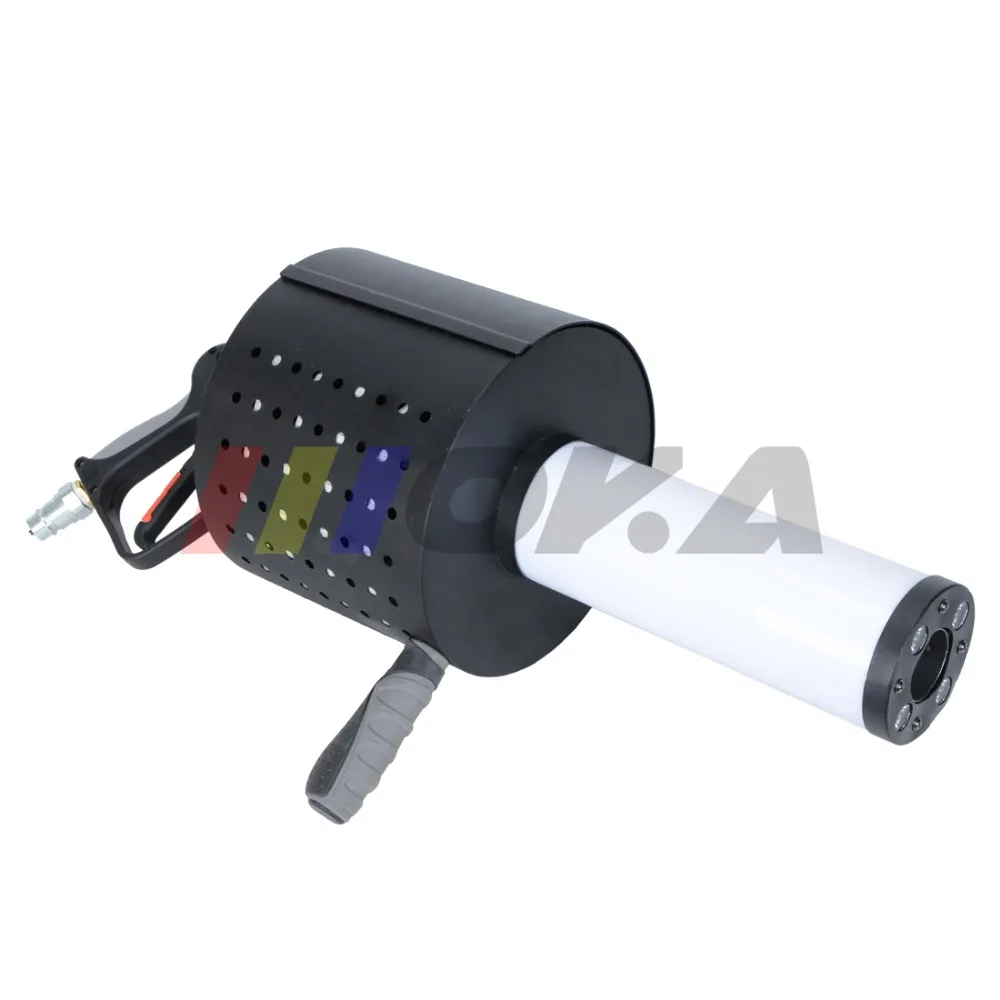 LED CO2 Confetti Blaster Manual Shooter Machine Spray Colorful Paper Cannon | Освещение