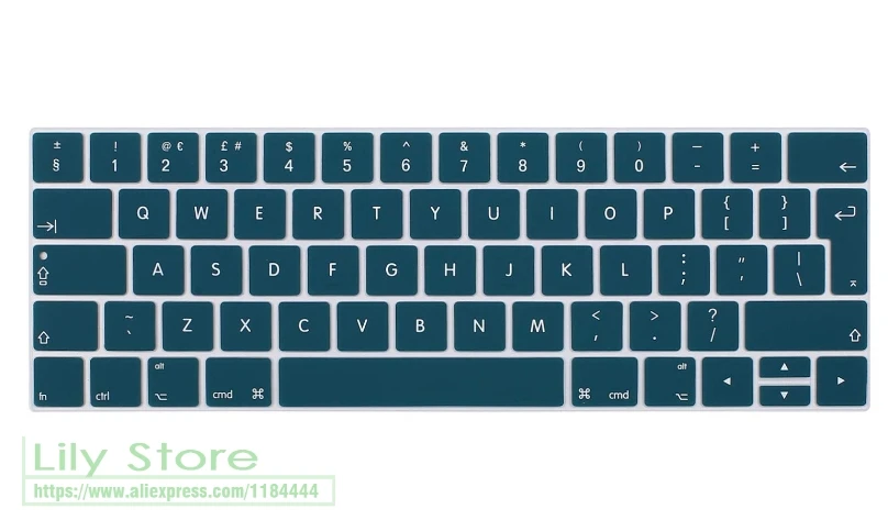 Английская европейская версия чехол для клавиатуры защита кожи 2016 MacBook Pro 13/15