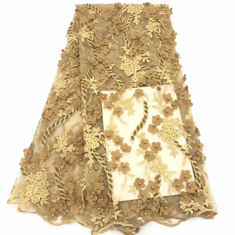 Красивая Лавандовая африканская кружевная ткань высокого качества нигерийское