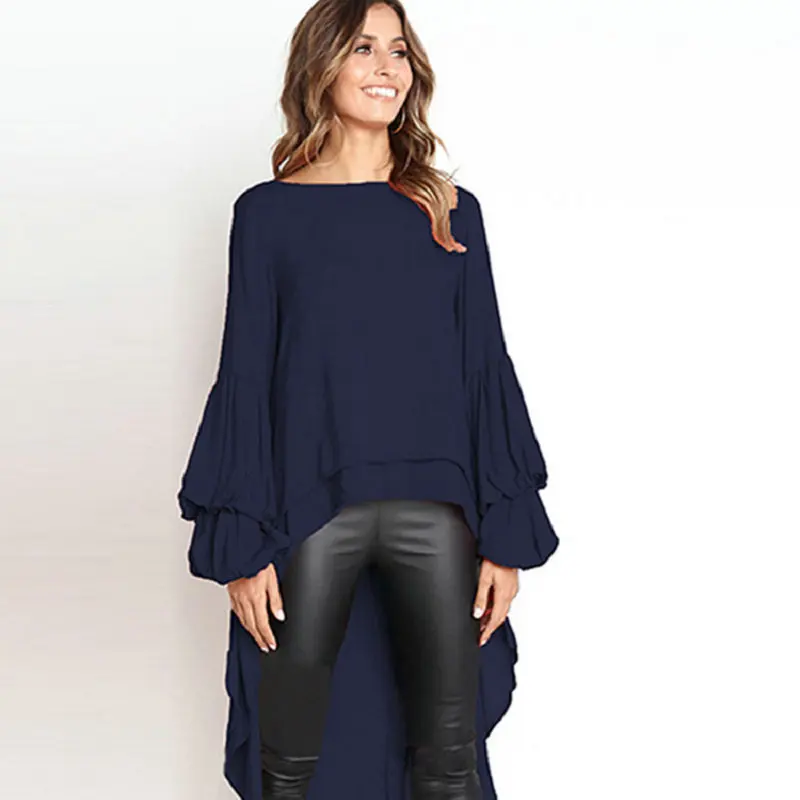 Хит продаж 7 цветов 2019 Осеннее и зимнее сексуальное платье с оборками длинным