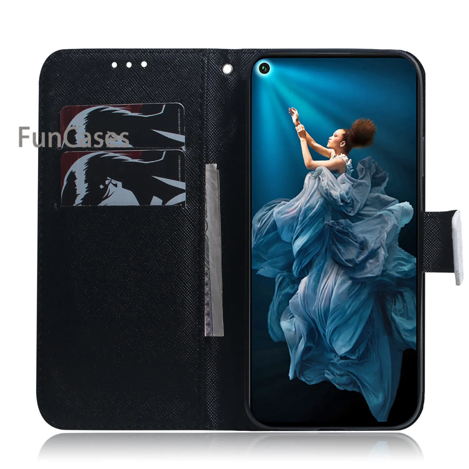 Прекрасный флип кошелек из искусственной кожи для телефона huawei Honor 8A ajax 20 Pro 8C 8S 8X