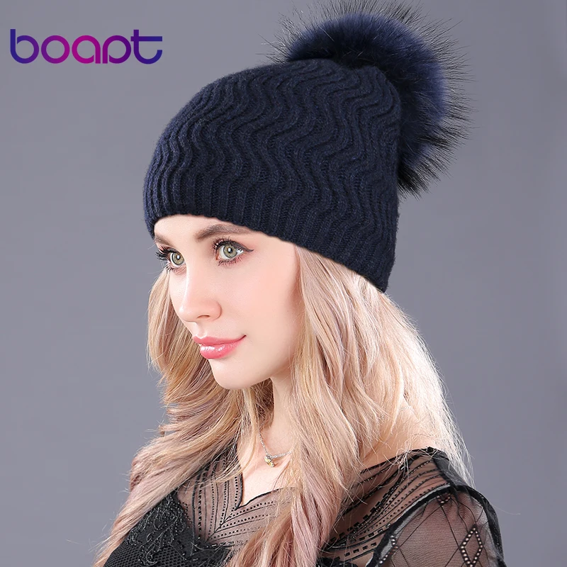 [boapt] Двухъярусный реальный кашемир шерсть подлинный натуральный енот мех