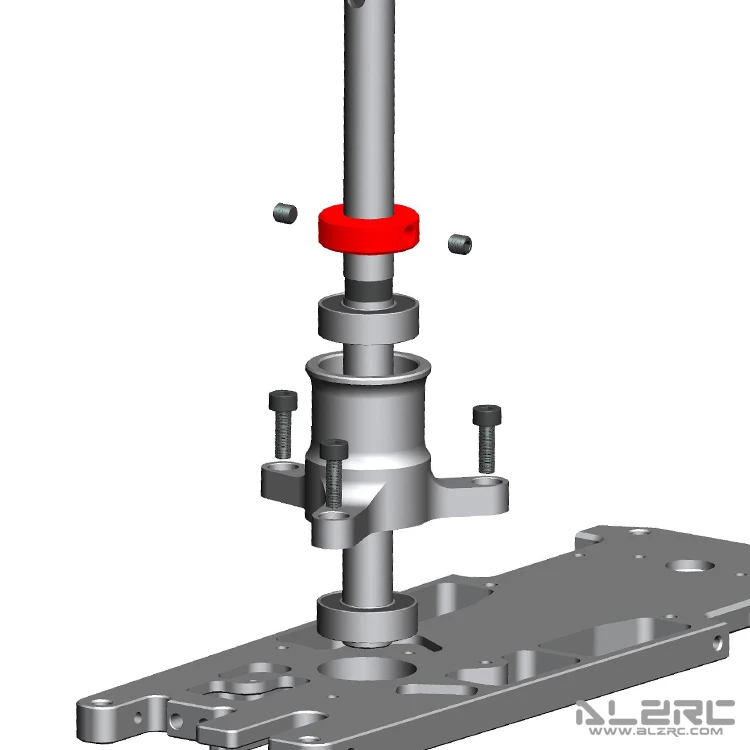 ALZRC Devil 380 новый комплект быстрой модернизации основного вала D380 U05|helicopter parts|devil