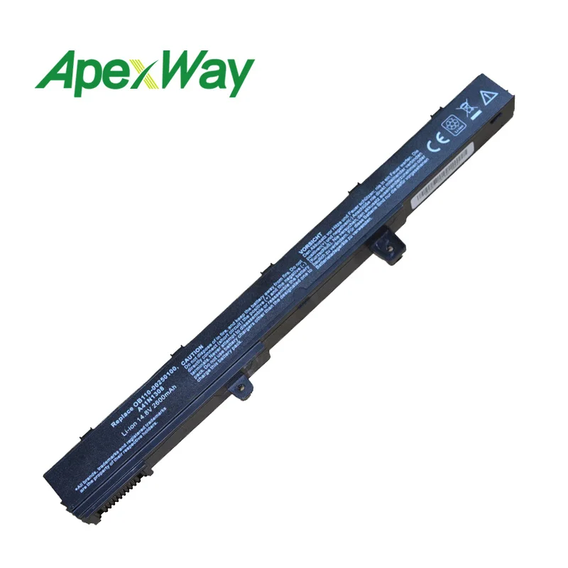 Apexway Аккумулятор для ноутбука ASUS A41N1308 A31N1319 X551M X551C X451C X451CA X551CA 0B110-00250100 | Компьютеры