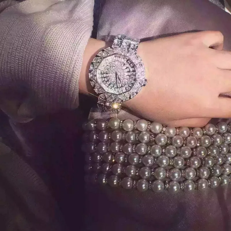 

Women Watch Luxury Brand Stainless Steel Strap Full Crystal Diamond Bling Analog Quartz Ladies Wristwatch montre homme relojes