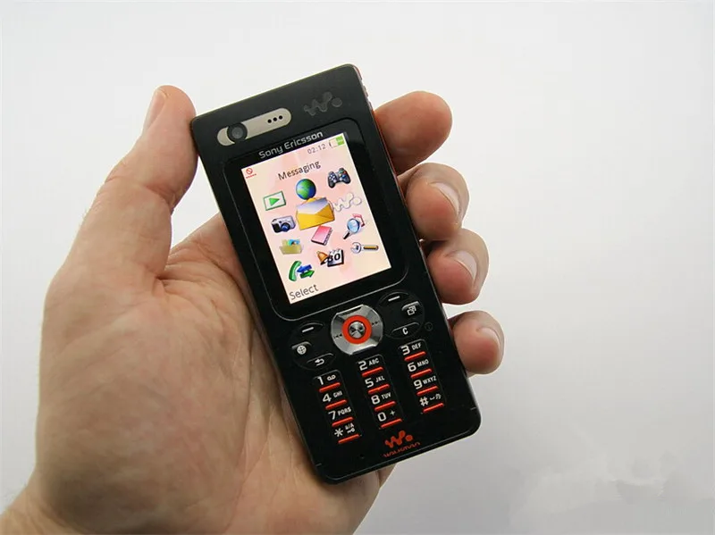 Оригинальный sony Ericsson W880 разблокированный GSM одноядерный 1 8 дюймов 2MP Bluetooth Mp3 плеер