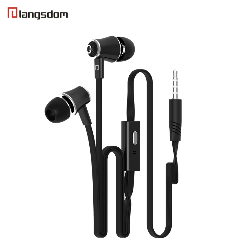 Langsdom мини проводные наушники JM21 портативные audifonos super bass стерео HIFI с микрофоном