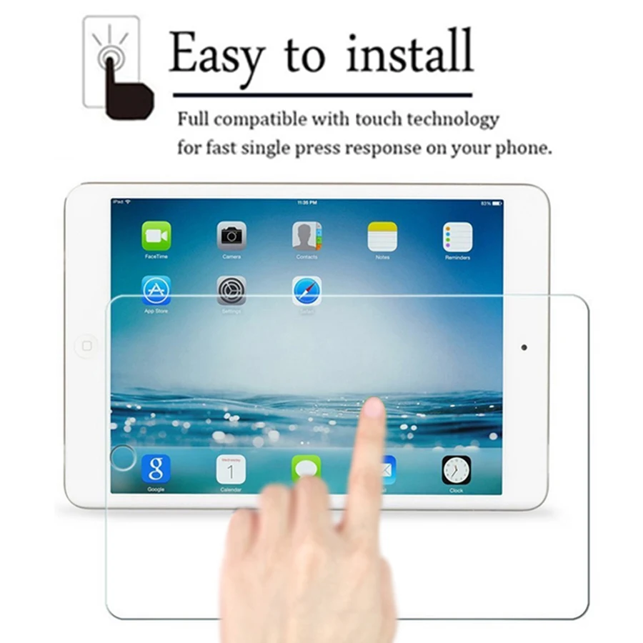 Закаленное стекло для ipad 7," Защита для apple Mini 2 3 4 5 Защитное стекло для экрана A2126 A2133 A2125 5-я защитная пленка 9H