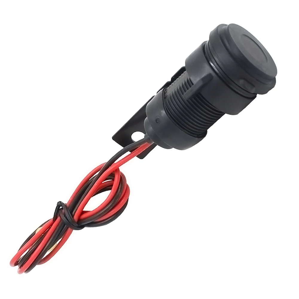 12V черный Водонепроницаемый Мотоцикл Скутер Руль USB для сотового телефона