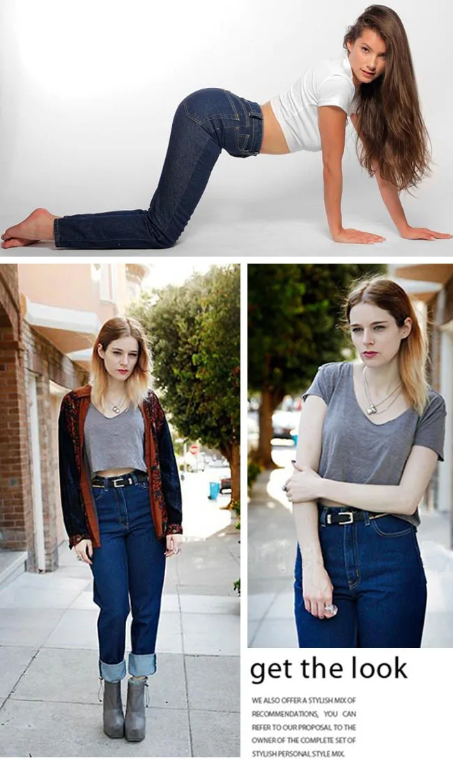 American Apparel аа уличный стиль Леди Ретро Высокая талия джинсы штаны-шаровары леггинсы Новинка список 2 цвета