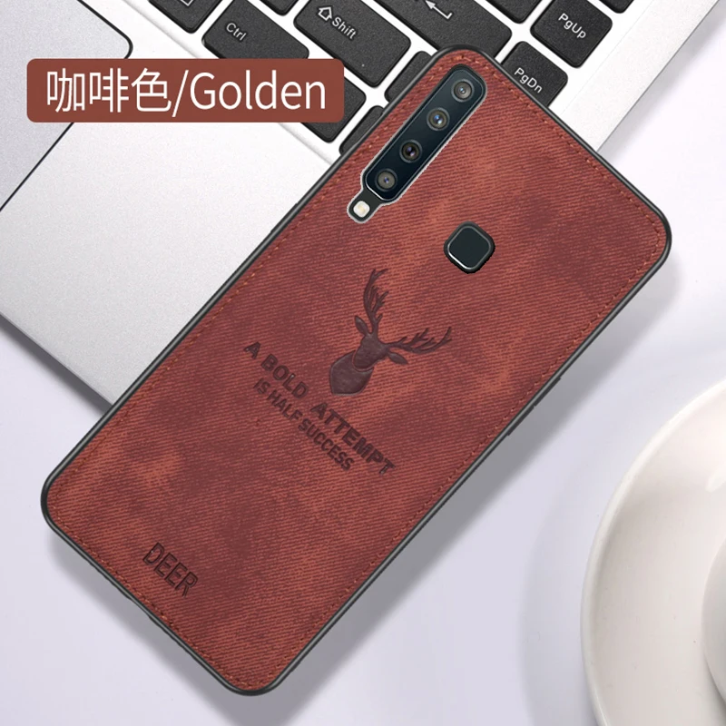 Тканевый чехол для телефона из мягкого ТПУ с рисунком оленя чехол для samsung A50 A30 M30 M20 A9 A7 мягкая задняя крышка чехол для Galaxy S10E S10 S9 S8 A6 A8 плюс J4 J6