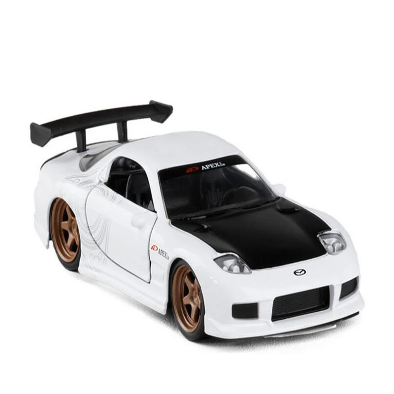1/32 масштаб моделирование Mazda RX7 спортивный автомобиль сплав литье модель игрушка