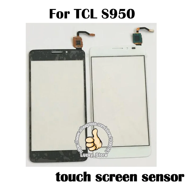 Black White Touch Panel For TCL S950 Screen Digitizer Glass Sensor No LCD Replacement TP | Мобильные телефоны и