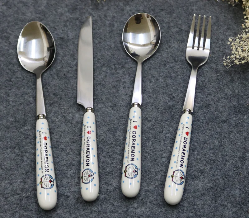 Акция! 4 шт./компл. костяная китайская керамическая ручка столовая посуда из