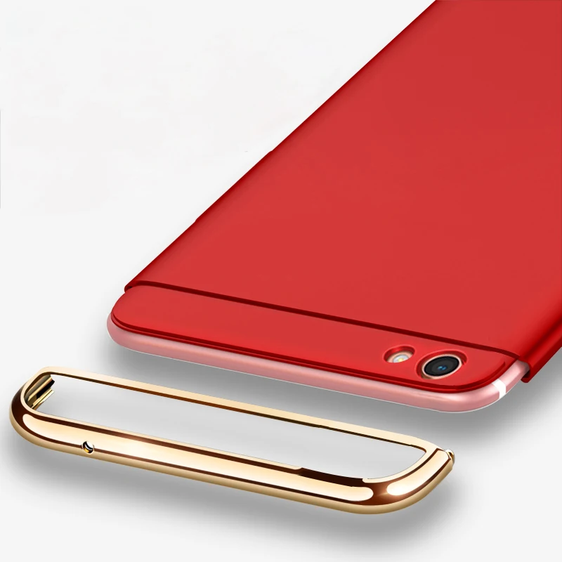 Для OPPO F1 Plus R9S R9 плюс задняя крышка Роскошные Бизнес 3 в 1 для телефон оболочки |
