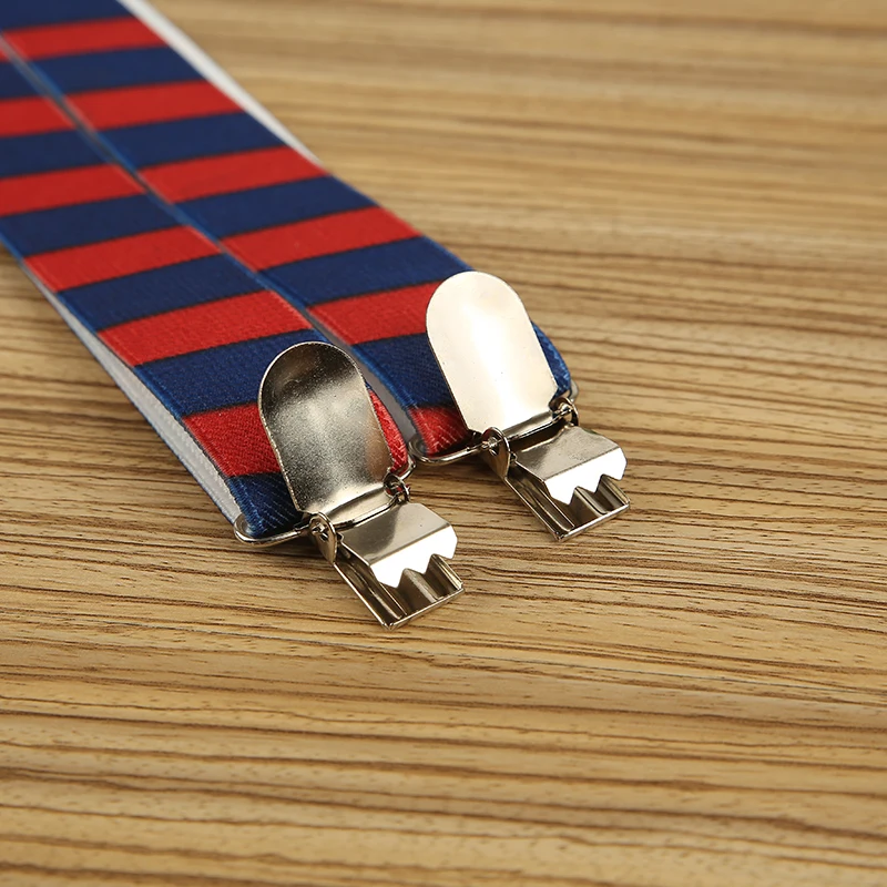 Подтяжки унисекс в диагональную полоску для мужчин и женщин регулируемые