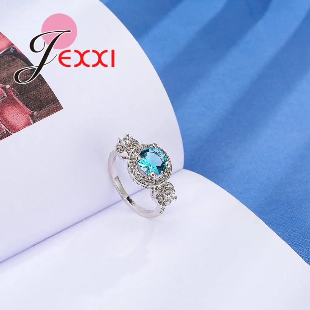 Charm Women Cubic Zirconia Rings For Wedding Engagement Jewelry Accessory 925 Sterling Silver Anniversary Anillos Bague | Украшения и