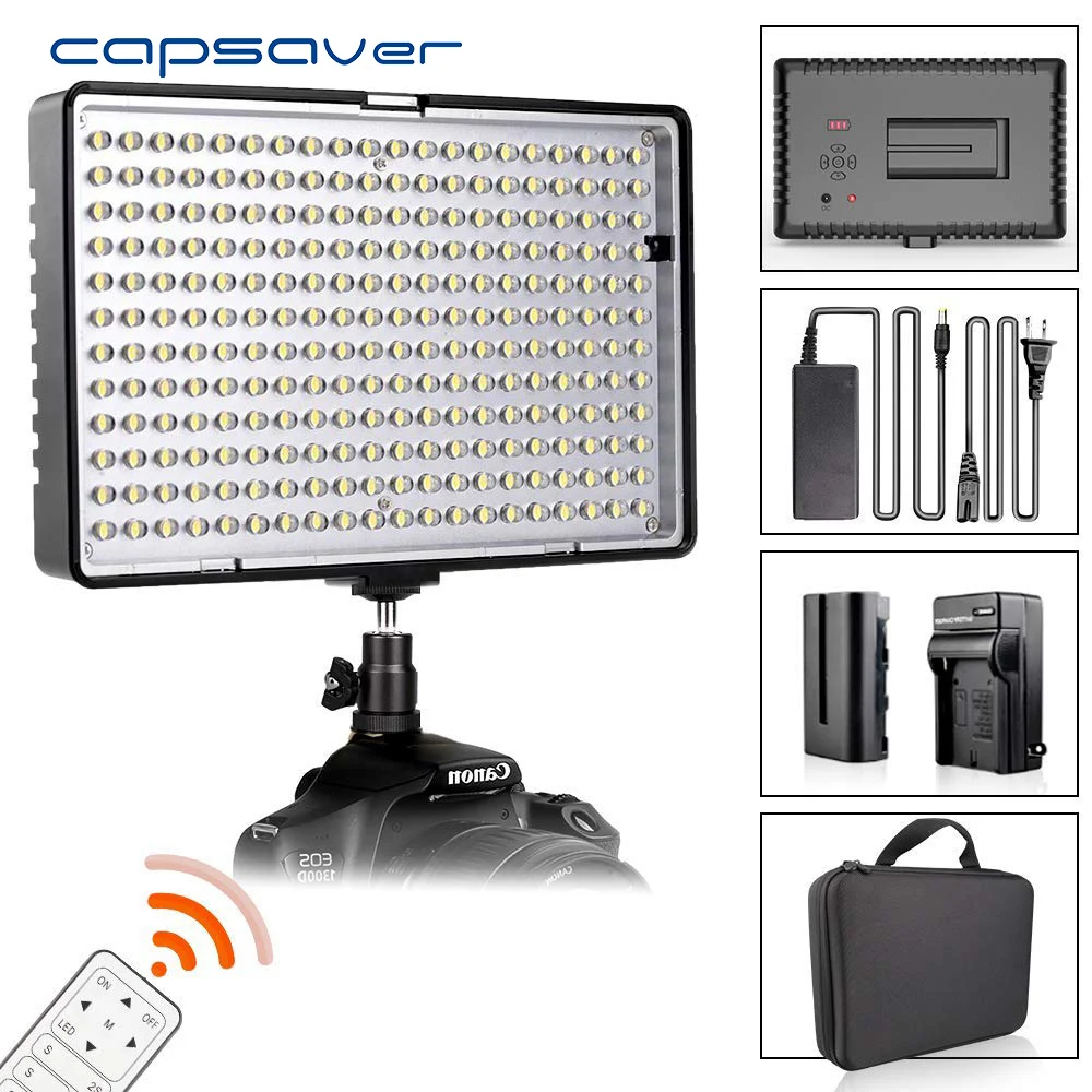 Capsaver TL 336AS светодиодный видеосъемка двухцветная 3200 K 5600 CRI96 освещение для